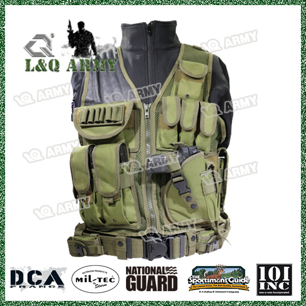 Molle Military Police Vest with Gun Holster