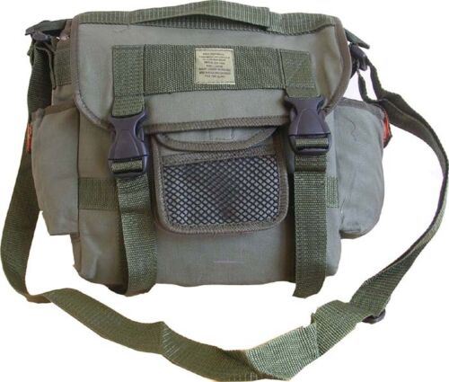 Mens Travel Army Combat Canvas Messenger Us Shoulder Satchel Sports Bag Black