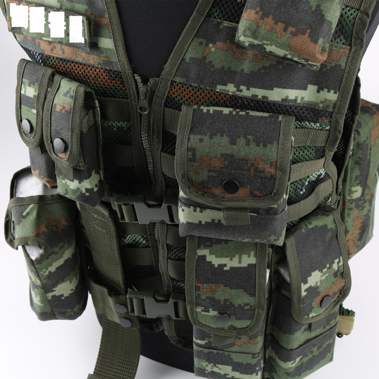 Police Service Military Tactical Harness Vest Camouflage Enhanced Tactical Load Bearing Vest